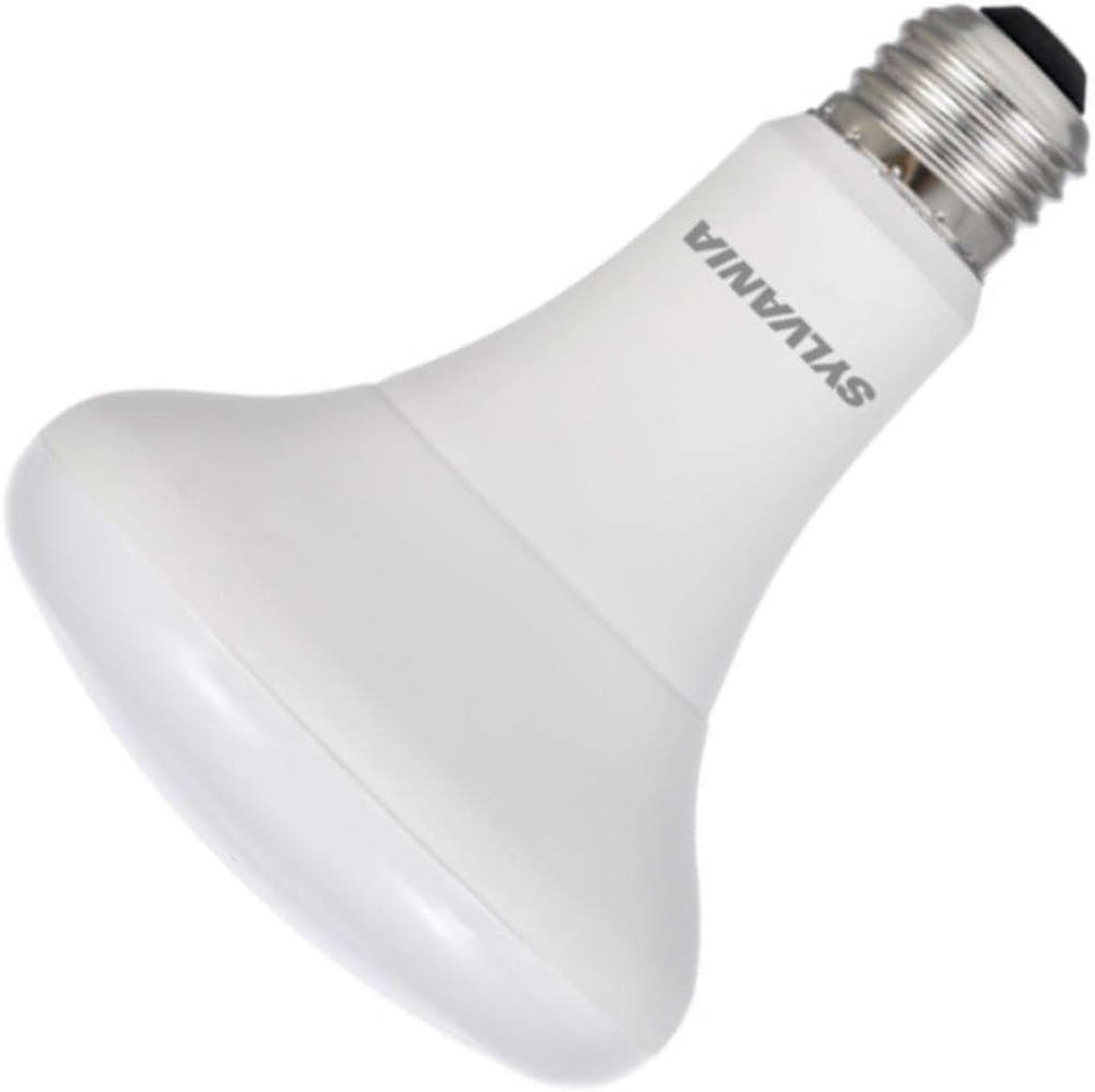 Sylvania LED Flood BR30 Light Bulb, 65W = 9W, 10 Year, 650 Lumens, Dimmable, 2700K, Soft White - 12 Pack (41262)