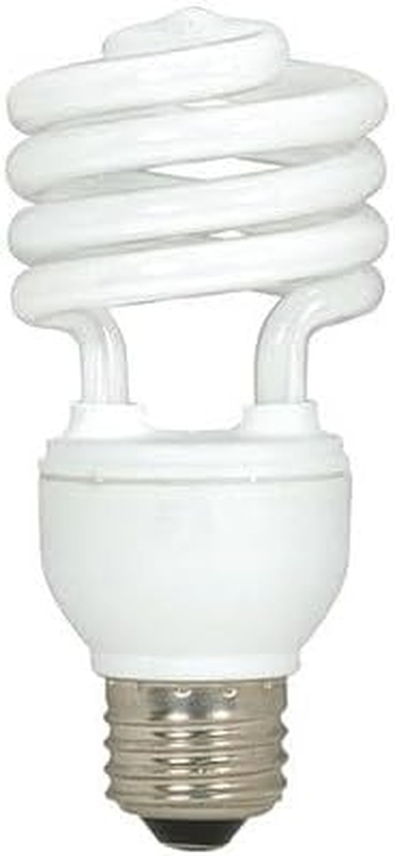 Satco S6271 18W T2 Ultra Mini Spiral Compact Fluorescent (CFL) Light Bulb, 18T2, White, 3 Count