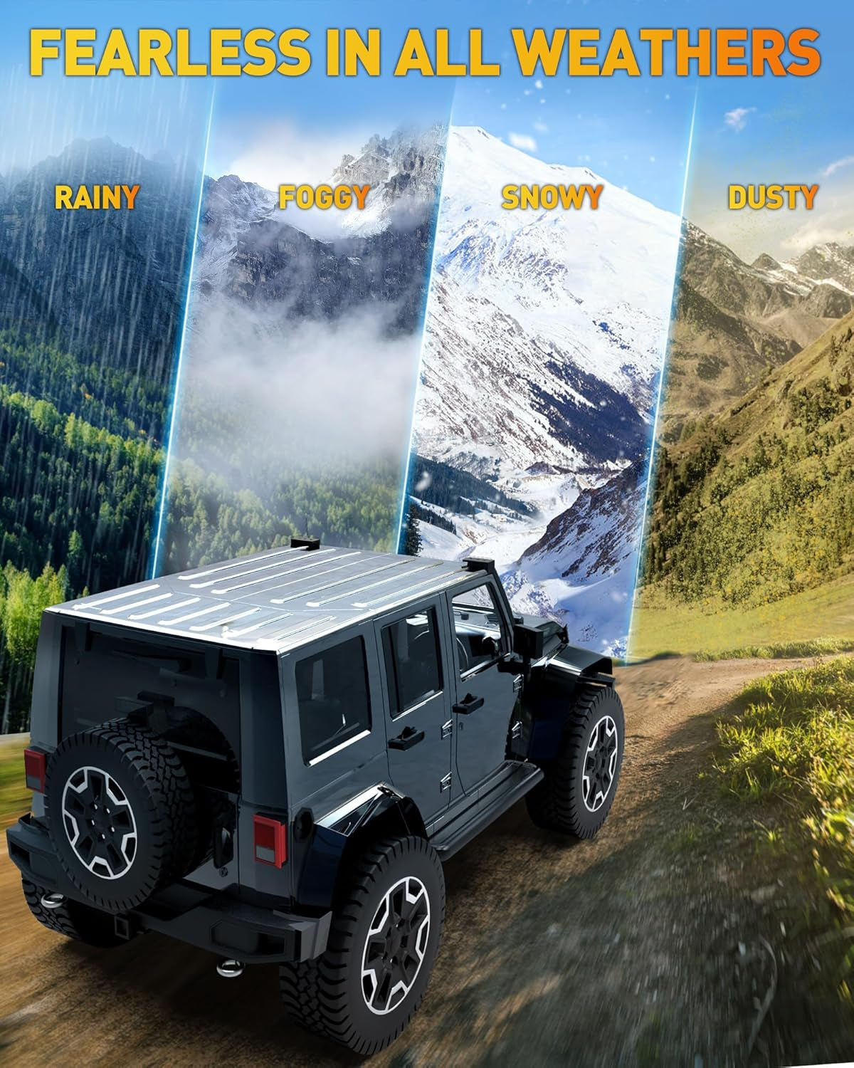 NAOEVO 7 Inch LED Light Bar, LED off Road/Fog/Driving Lights LED Pods with Spot Flood Combo, LED Work Lights for Truck Boat UTV ATV, 2-Pack (White)