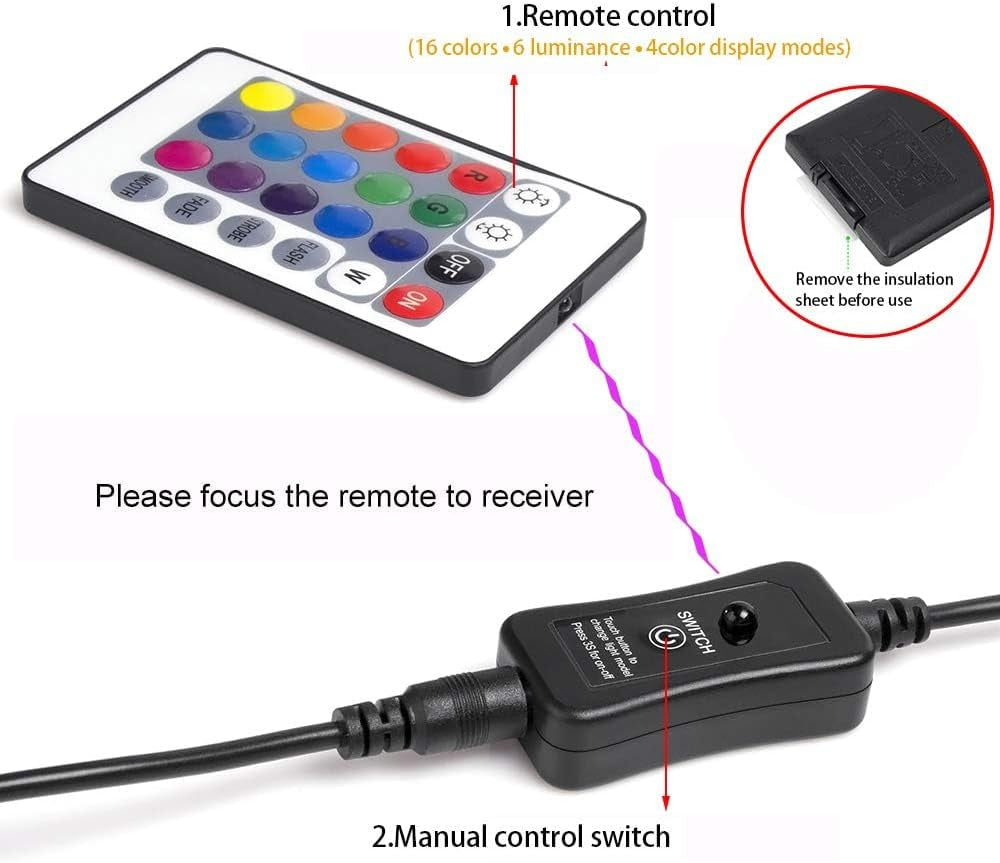 Pond Lights, IP68 Waterproof RGB Pond Lights LED Dimmable Underwater Landscape Lawn Light, 6 Pack
