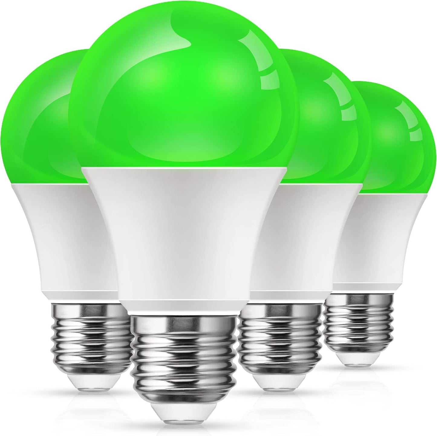 LOHAS Dusk to Dawn Sensor Light Bulbs, 40W Equivalent LED Outdoor Lighting, Warm White 2700K Automatic Photocell Light Bulb Outside, A19 6W Bright Porch Light Bulbs, 500LM E26 for Garage Patio,4 Pack
