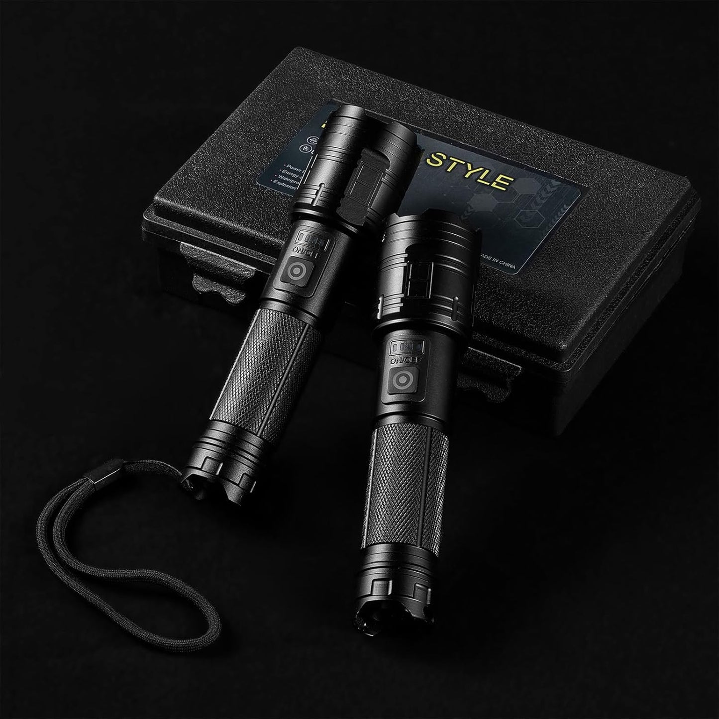 Rechargeable Flashlights 990,000 High Lumen, 2 Pack Super Bright LED Flashlight with 5 Modes, High Powered Flash Light for Home, Camping, Outdoor