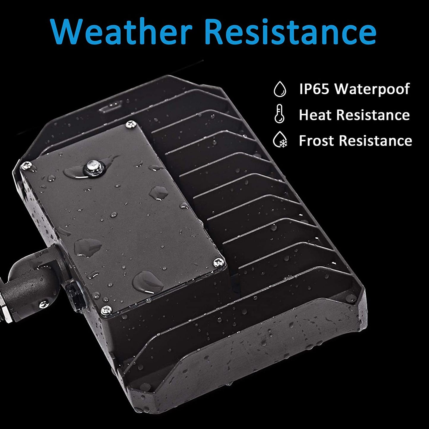 30W LED Flood Light with Knuckle, Outdoor Security Fixture Light with Dusk-To-Dawn Photocell 5000K 4,050Lm(200W Equivalent) Waterproof with Base AC100-277V for Wall Mount Entrance Garden Yard
