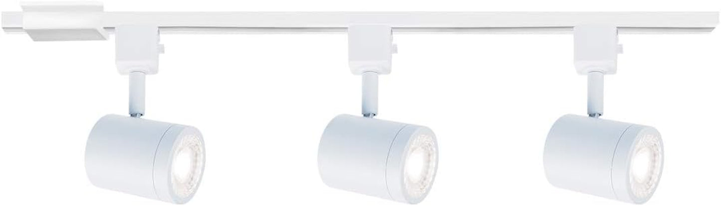 WAC Lighting, Charge LED 10W Energy Star 3 Light Track Kit with Floating Canopy Feed and 4Ft Track with End Caps 3000K in Brushed Nickel