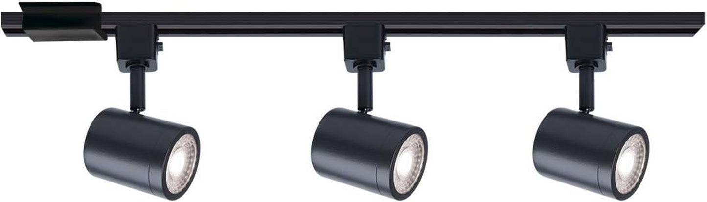 WAC Lighting, Charge LED 10W Energy Star 3 Light Track Kit with Floating Canopy Feed and 4Ft Track with End Caps 3000K in Brushed Nickel