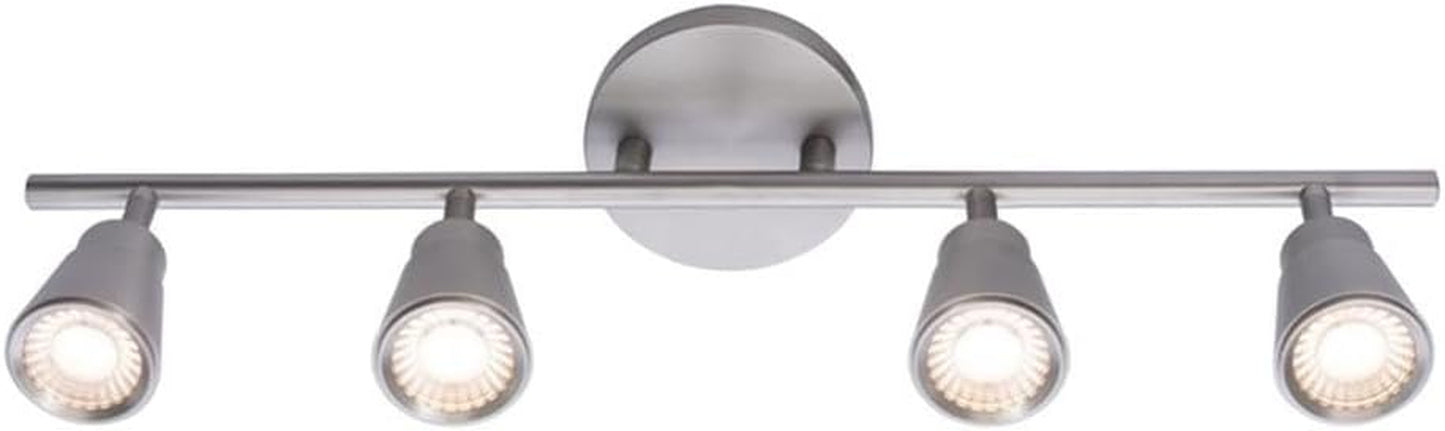 WAC Lighting, Solo 4 Light LED Energy Star Fixed Rail 3000K in Brushed Nickel