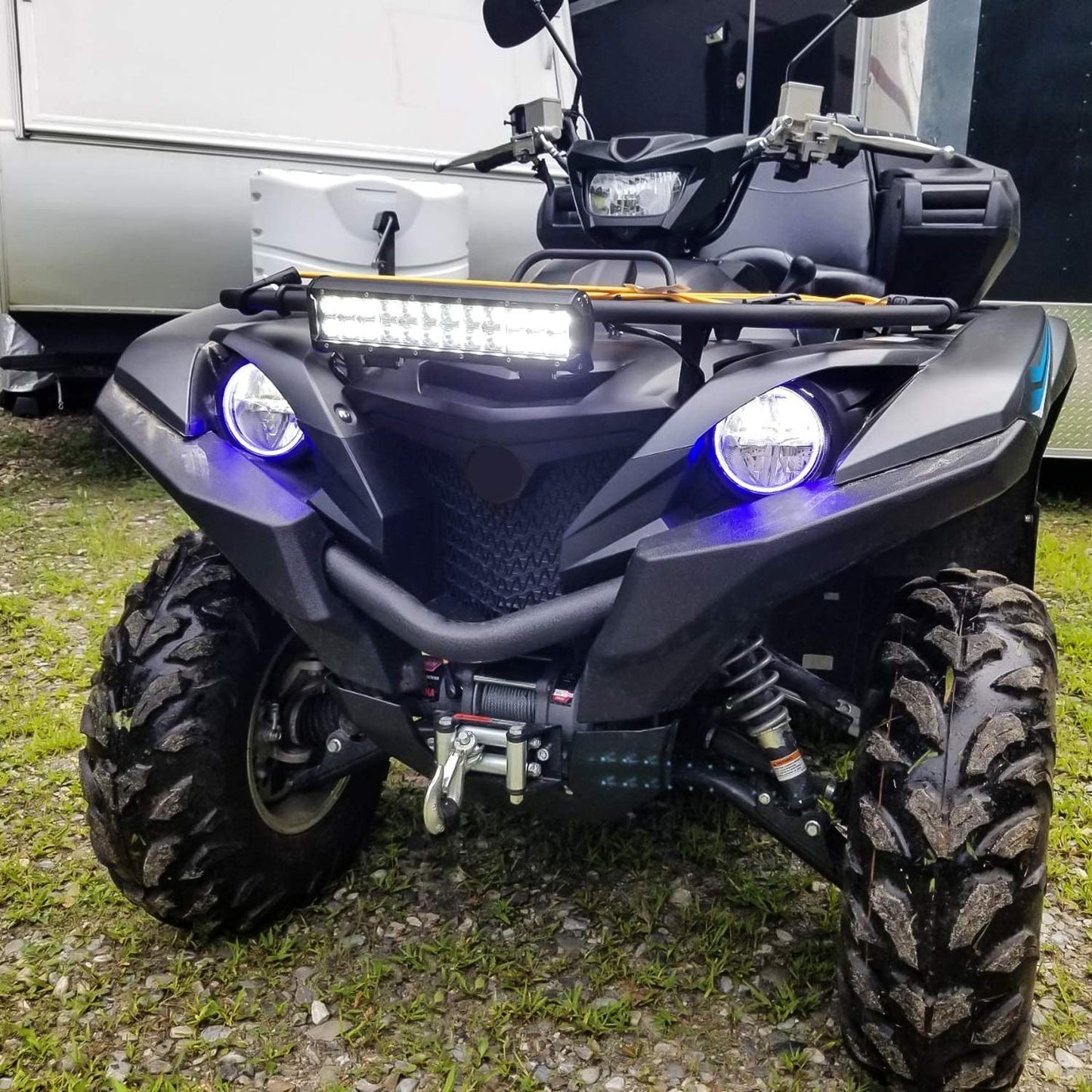 Nilight Led Light Bar 12 Inch 72W Spot Flood Combo off Road Fog Lights Driving LED Pods with off Road 16AWG Wiring Harness Kit - 1 Lead for Truck ATV UTV SUV Boat, 2 Years Warranty