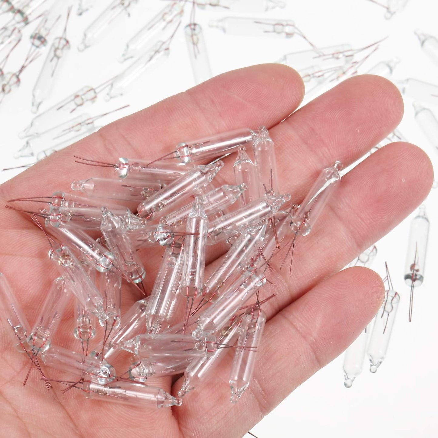 Mudder 200 Count 2.5V Christmas 50/100/150/200 Count Mini Incandescent Wire String Lights Replacement Bulbs Indoor/Outdoor Christmas Lights Decorations for Home Xmas Tree (Warm White)