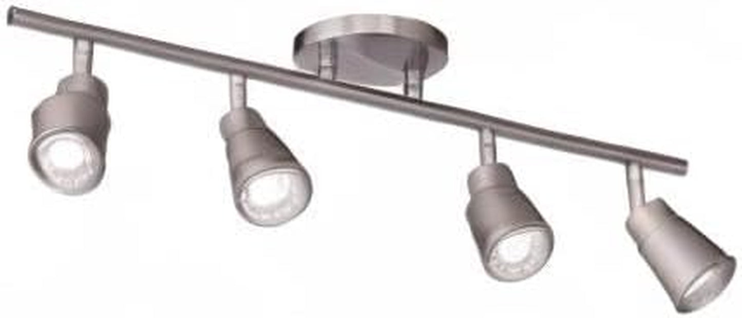 WAC Lighting, Solo 4 Light LED Energy Star Fixed Rail 3000K in Brushed Nickel