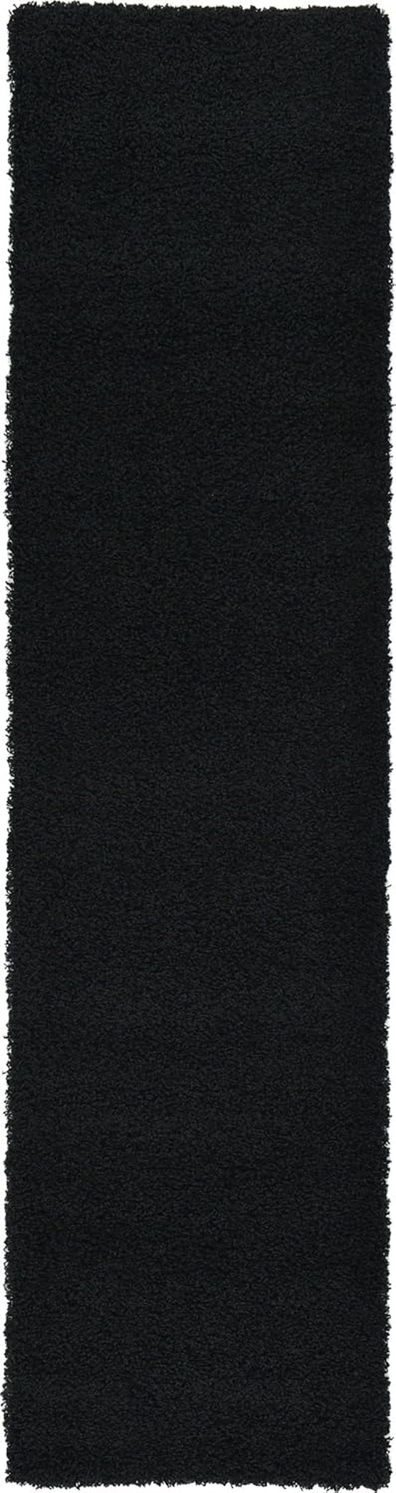Unique Loom Solid Shag Collection Area Rug (8' X 11' Rectangle Cloud Gray)