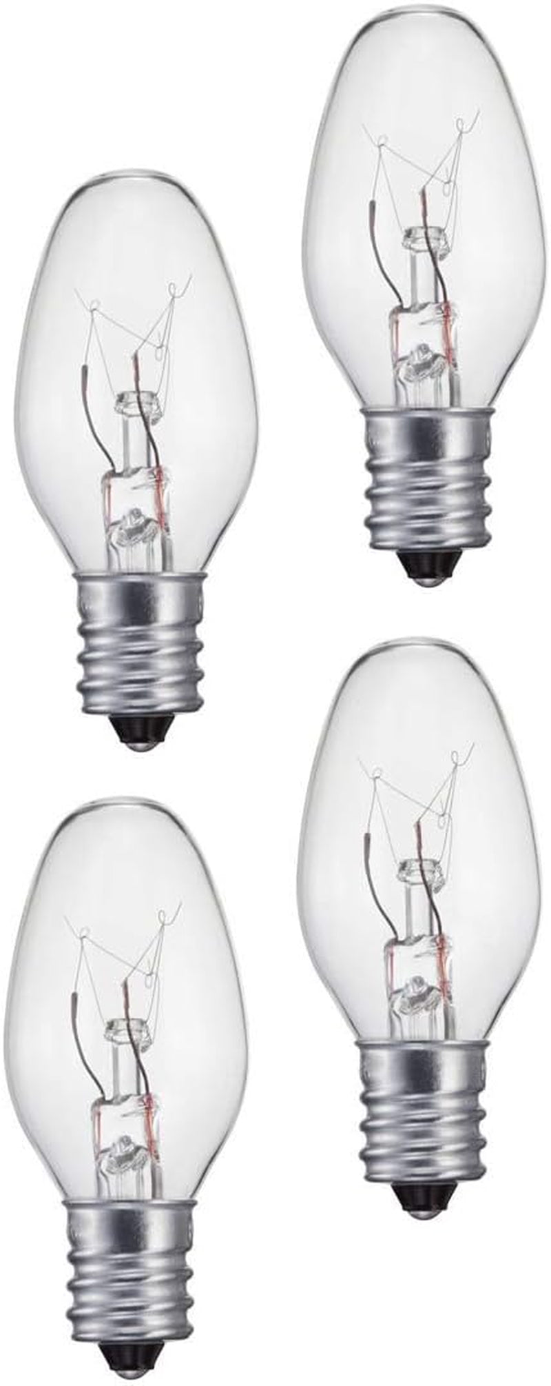 Night Light Clear Light Bulb (10 Lumens, 5 Watts, 120 Volts) - Pack of 4