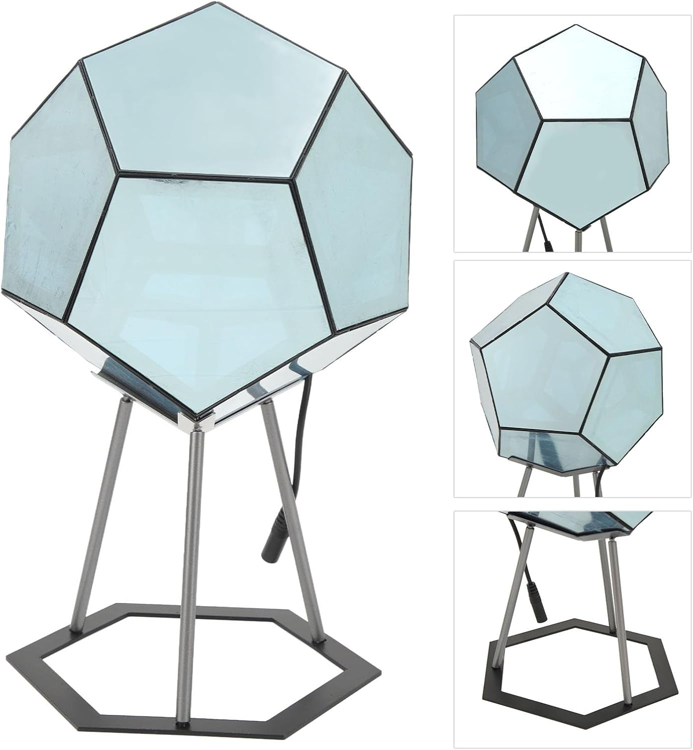 Acogedor Dodecahedron Light, USB 3D Cube Light, LED Desk Table Lamp Light Gaming Light, Ambient Night for Home Decoration