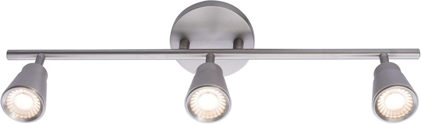 WAC Lighting, Solo 4 Light LED Energy Star Fixed Rail 3000K in Brushed Nickel