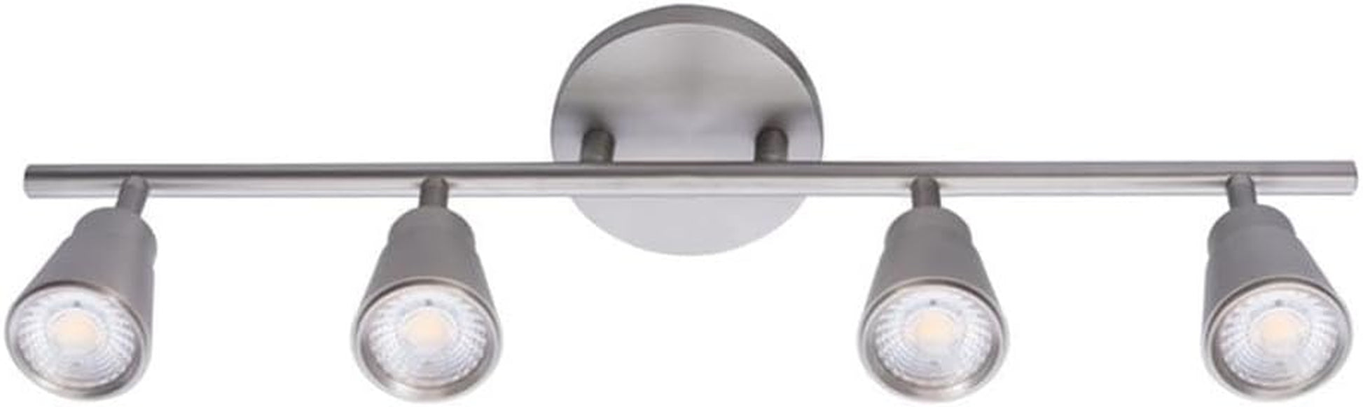 WAC Lighting, Solo 4 Light LED Energy Star Fixed Rail 3000K in Brushed Nickel