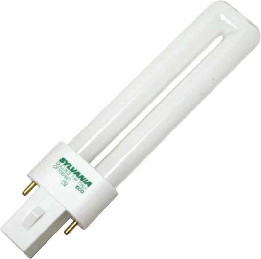 Sylvania 21277 Compact Fluorescent 2 Pin Single Tube 2700K, 7-Watt