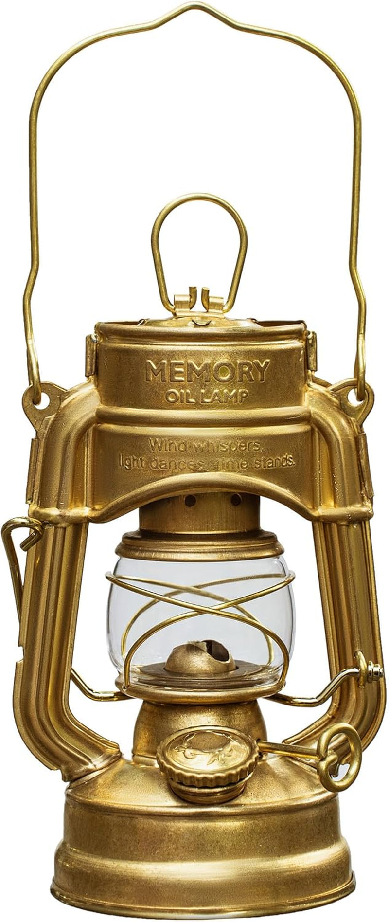 Vintage Oil Lamp, Waterproof Fuel Lantern with Carry Handle, for Outdoor Camping Hiking Patio Picnic, Hurricane