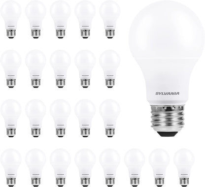 SYLVANIA ECO LED B10 Light Bulb, 40W=2.5W, 7 Year, 300 Lumens, Non-Dimmable, Clear, 2700K, Soft White - 6 Pack (40878)