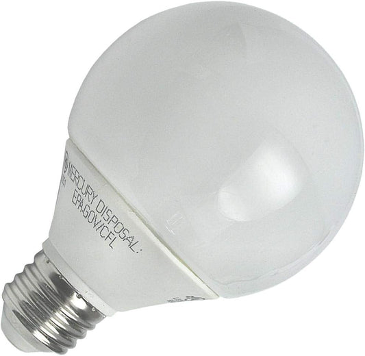GE 89629 - FLE11/2/G25XL Globe Screw Base Compact Fluorescent Light Bulb
