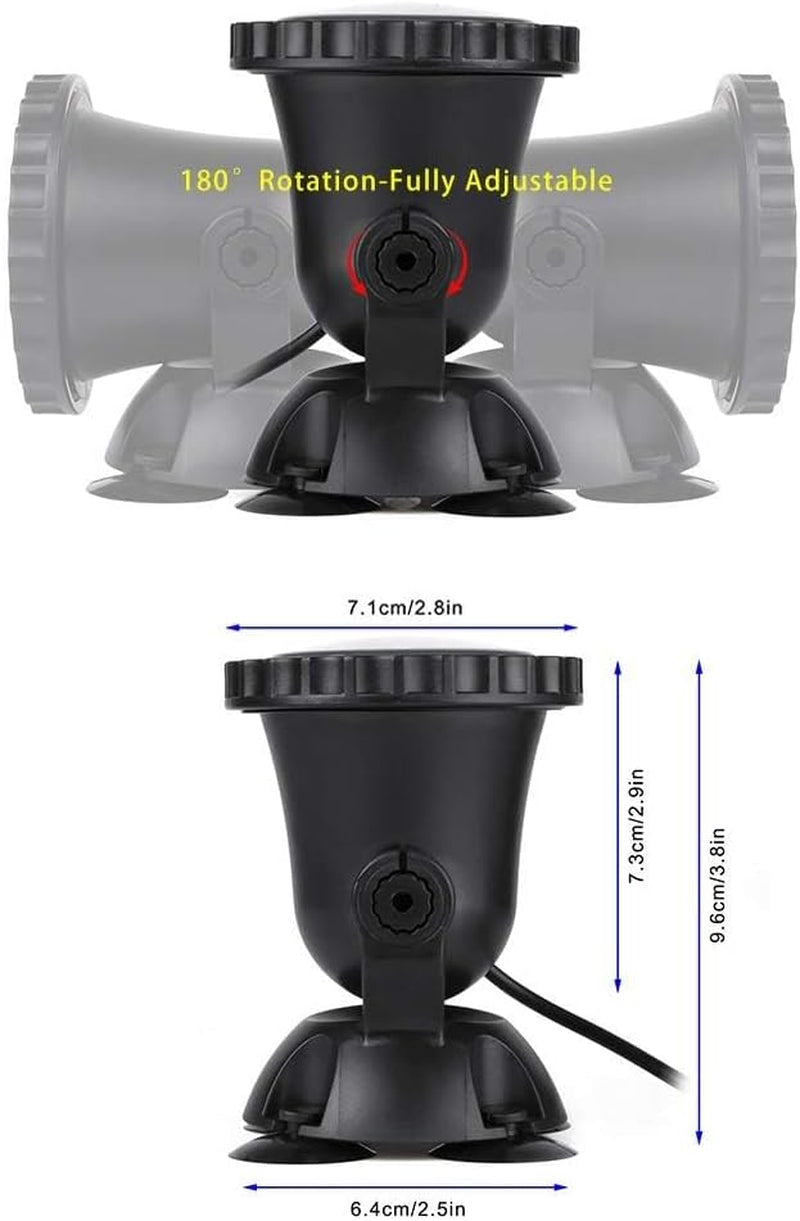 Pond Lights, IP68 Waterproof RGB Pond Lights LED Dimmable Underwater Landscape Lawn Light, 6 Pack