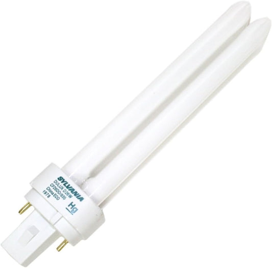 (10 Pack) Sylvania 21115 CF26DD/841/ECO 26-Watt 4100K 2-Pin Double Tube Compact Fluorescent Lamp