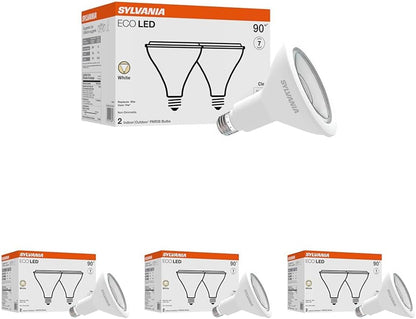 SYLVANIA ECO LED B10 Light Bulb, 40W=2.5W, 7 Year, 300 Lumens, Non-Dimmable, Clear, 2700K, Soft White - 6 Pack (40878)