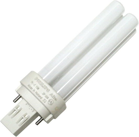 PHILIPS Lighting 383133 PL-C Linear Compact Fluorescent Lamp 12.7 Watt 2-Pin GX23-2 Base 800 Lumens 82 CRI 4100K Cool White Alto