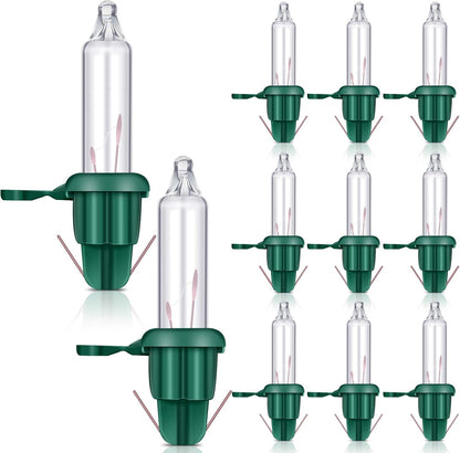 Mudder 240 Pieces Replacement Christmas Tree Light Bulbs 2.5V 0.425W LED Christmas Replacement Bulbs Incandescent String Light Replacement Bulbs for Prelit Xmas Tree Indoor Outdoor Decor (Clear)