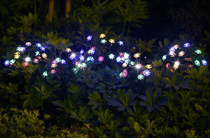 TONULAX Solar Garden Lights - Upgraded Solar Powered Landscape Tree Lights with Larger Solar Capacity, Solar Decorative Lights Outdoor for Pathway, Patio, Front Yard Decoration(2 Pack)