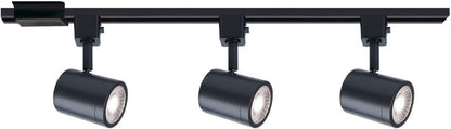 WAC Lighting, Charge LED 10W Energy Star 3 Light Track Kit with Floating Canopy Feed and 4Ft Track with End Caps 3000K in Brushed Nickel