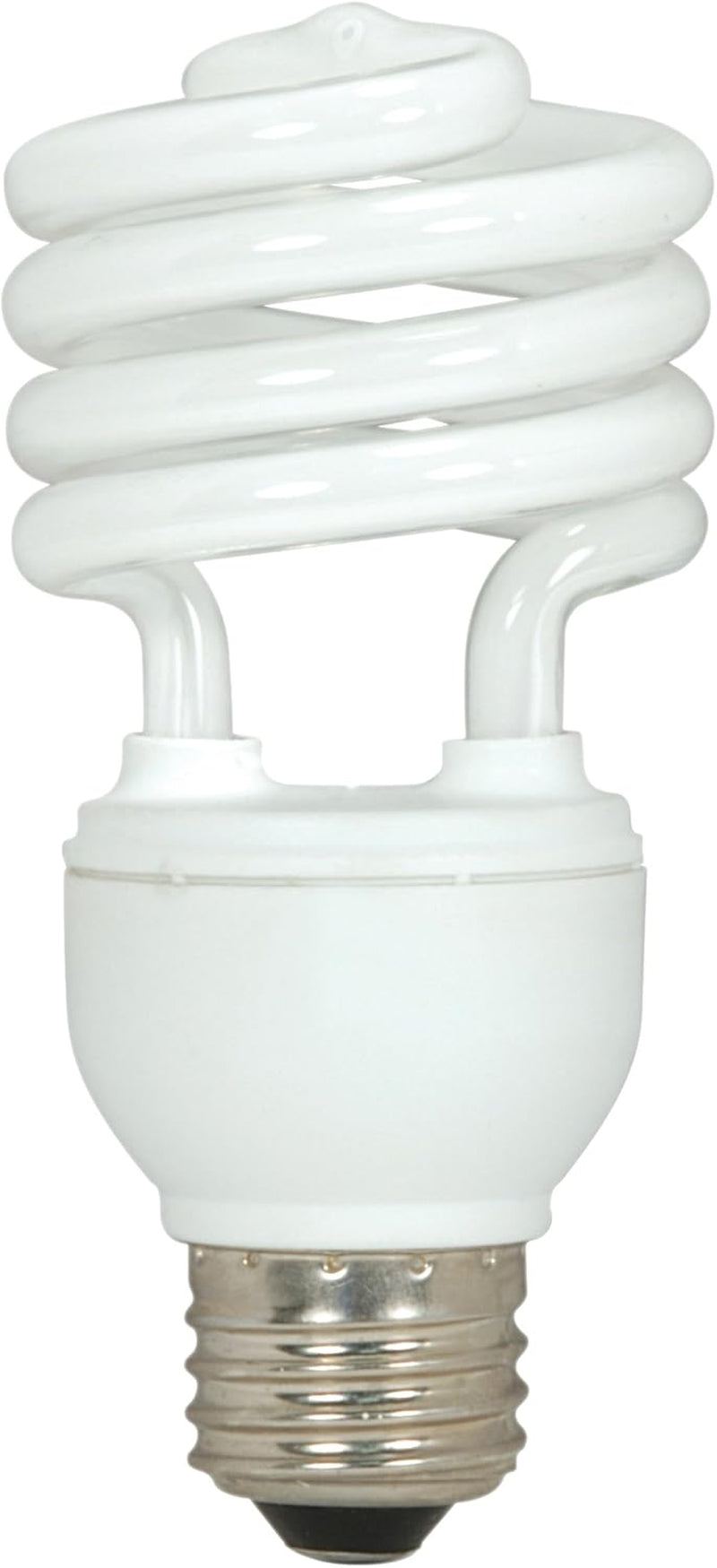 Satco S6271 18W T2 Ultra Mini Spiral Compact Fluorescent (CFL) Light Bulb, 18T2, White, 3 Count