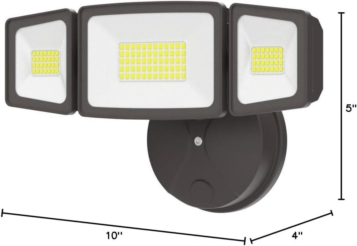 Onforu 2 Pack 60W Flood Lights Outdoor, 6000LM LED Flood Light Outdoor Switch Controlled, IP65 Waterproof Outdoor Flood Light Fixture with 3 Adjustable Heads, 6500K Security Light for Eave Garage Yard