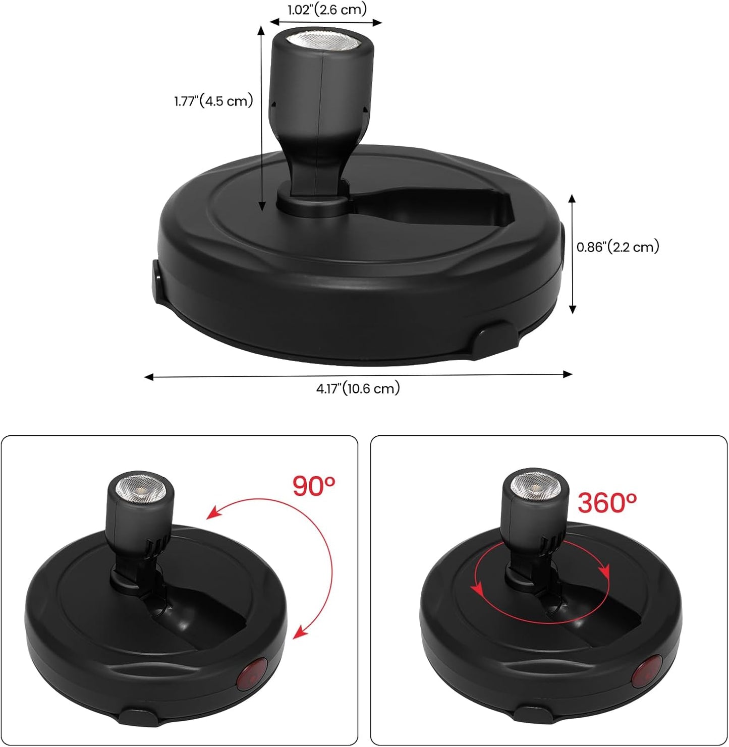 Spotlight Battery Powered, Wireless Picture Light, Accent Spot Light for Indoor Plant Tree, Display LED Puck Lights with Remote and Timer, Stick Uplighting for Photo Painting Dartboard Wall Decor Art