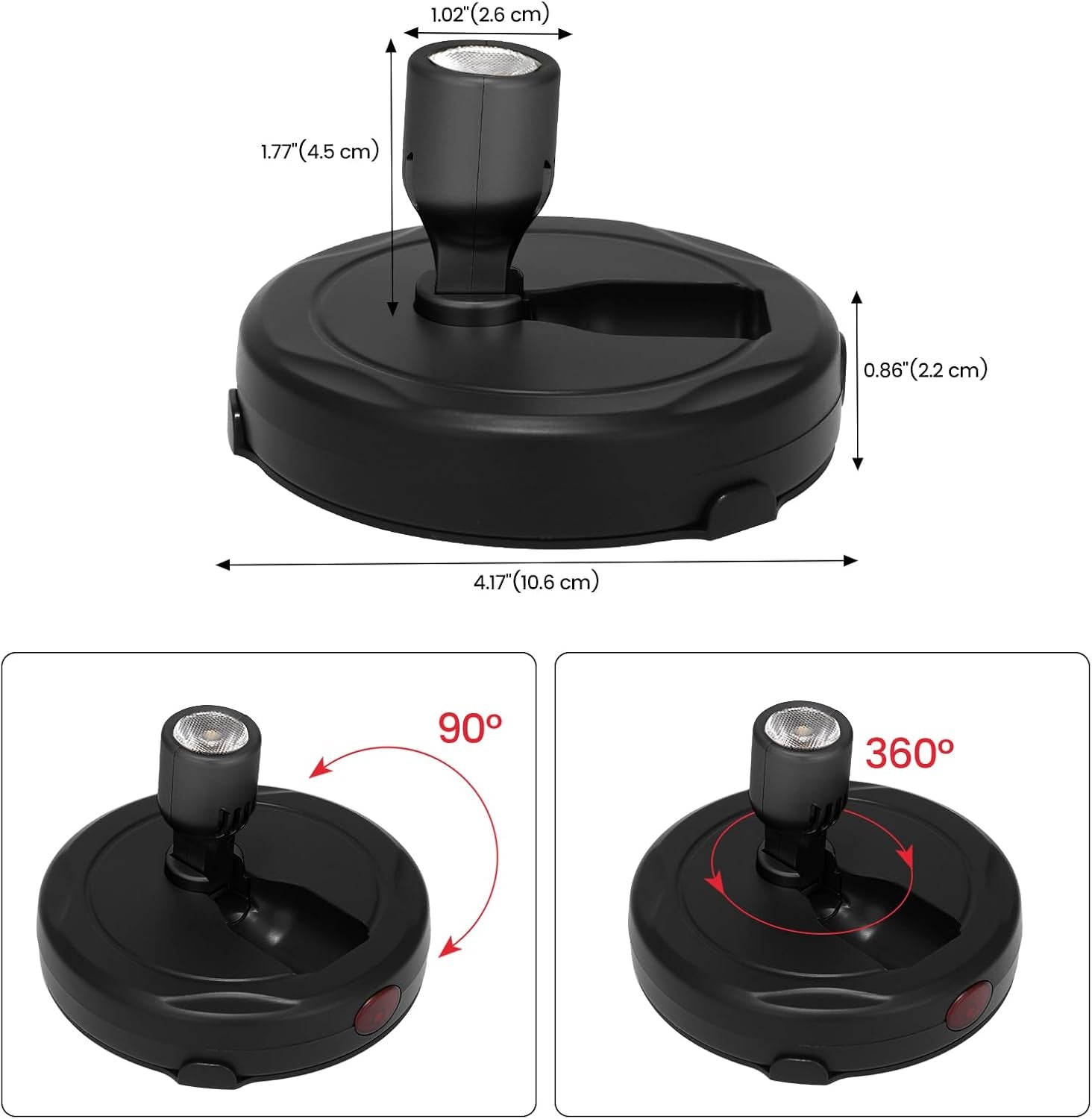 Spotlight Battery Powered, Wireless Picture Light, Accent Spot Light for Indoor Plant Tree, Display LED Puck Lights with Remote and Timer, Stick Uplighting for Photo Painting Dartboard Wall Decor Art