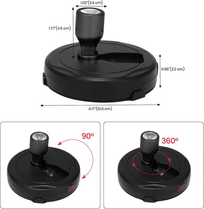 Spotlight Battery Powered, Wireless Picture Light, Accent Spot Light for Indoor Plant Tree, Display LED Puck Lights with Remote and Timer, Stick Uplighting for Photo Painting Dartboard Wall Decor Art
