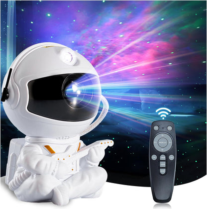 Astronaut Galaxy Projector Night Light for Kids Bedroom Star Projector with Remote Control, Aesthetic Nebula Astronaut Projector Ambient Lighting for Gaming Room, Home Theater, Ceiling, Party Decor