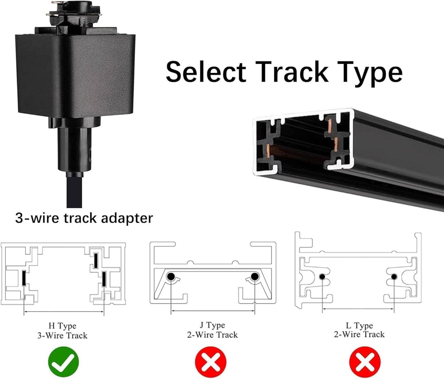 Black Pendant Light 6 3CCT LED Complete Lighting Kit Track or Ceiling Pendant Lighting Fixtures for Kitchen Island, Dining Room, Bedroom, Restaurant, Hotel, Bar
