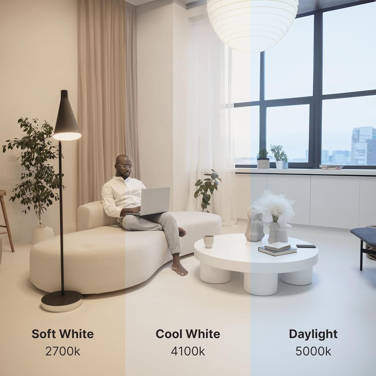 Xtricity Compact Fluorescent Light Bulbs T2 Spiral, E26 Base, 13W (60W Equivalent), 2700K Soft White, 900 Lumens, CFL, 120V - UL Listed, (4 Pack)
