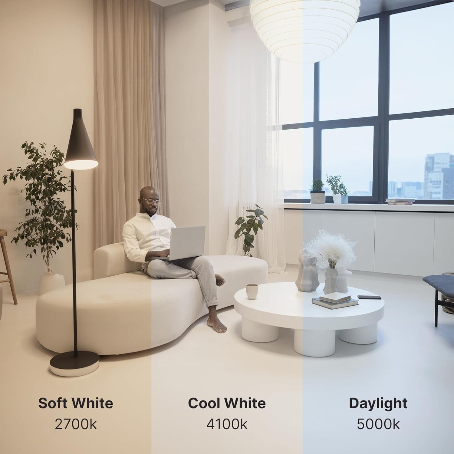 Xtricity Compact Fluorescent Light Bulbs T2 Spiral, E26 Base, 13W (60W Equivalent), 2700K Soft White, 900 Lumens, CFL, 120V - UL Listed, (4 Pack)