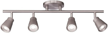 WAC Lighting, Solo 4 Light LED Energy Star Fixed Rail 3000K in Brushed Nickel