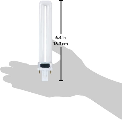 Feit Electric PL9/41 9-Watt Fluorescent PL Bulb, 6.4"H X 1.2"D, 4100K (Cool White)