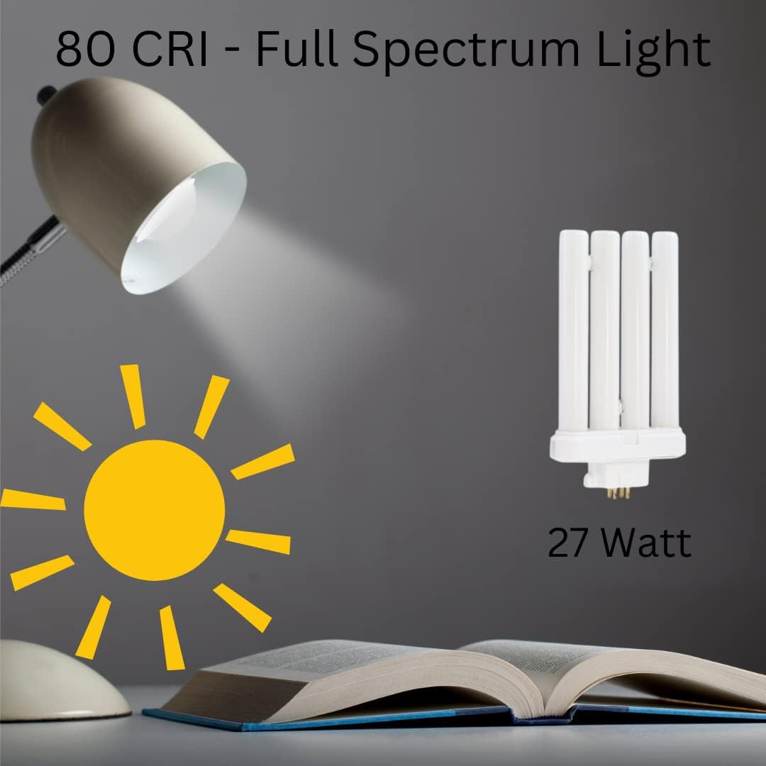 Replacement Light Bulb for Use with 27W Sunlight Lamp FML27 Full Spectrum