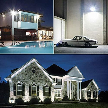 Ustellar 3 Pack 80W LED Flood Lights Outdoor Bright 800W Equiv. 24000LM Security Light outside Lamp IP66 Waterproof 5000K Daylight White Spot Light Exterior Floodlight Lighting for Yard Backyard House