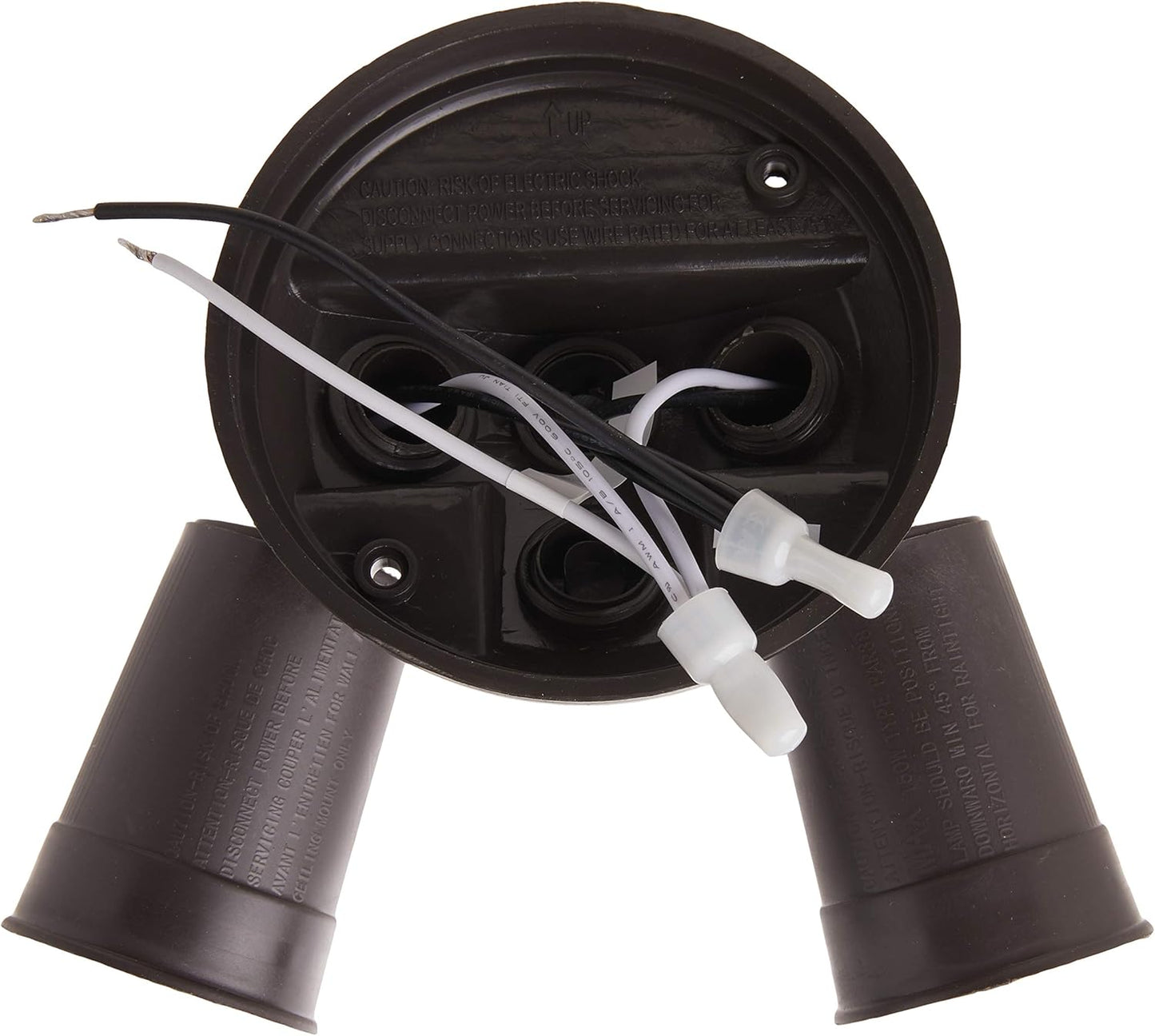 Brinks 7100B Two Head Flood Security Light, Bronze