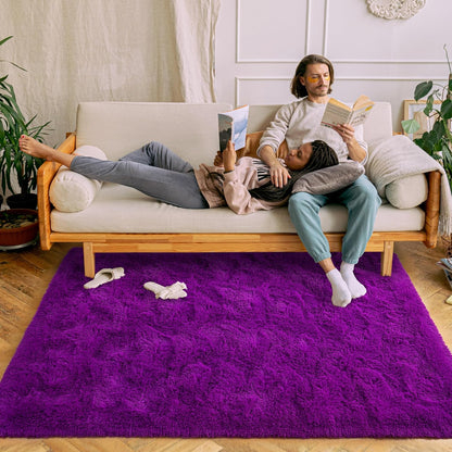 Chicrug Soft Runner Rugs for Bedroom Living Room Plush Fluffy Rug 2X6 Feet, Shag Furry Area Rug Carpet Non Shedding for Nursery Children Kids Girls Room Home Decorative, Grey