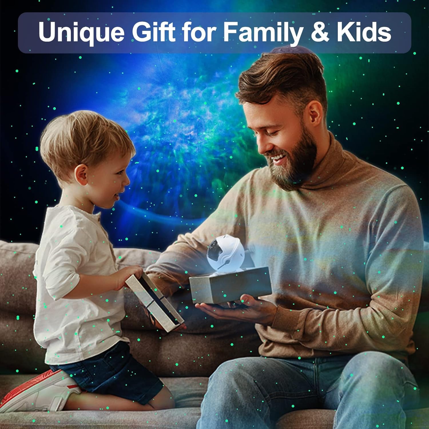 Astronaut Galaxy Projector Night Light for Kids Bedroom Star Projector with Remote Control, Aesthetic Nebula Astronaut Projector Ambient Lighting for Gaming Room, Home Theater, Ceiling, Party Decor