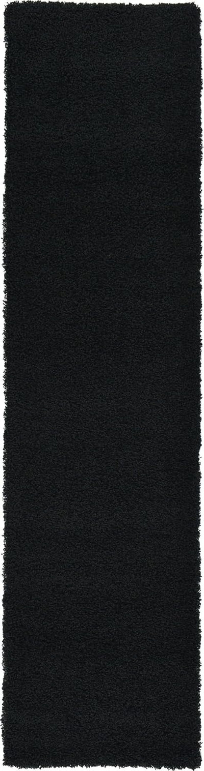 Unique Loom Solid Shag Collection Area Rug (8' X 11' Rectangle Cloud Gray)