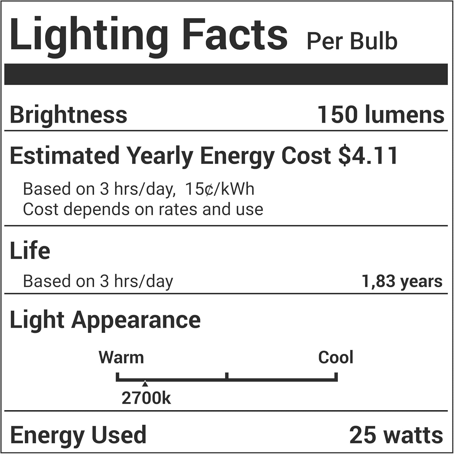Bluestars E12 T20 25W Incandescent Bulbs Salt Lamp 120V - 2700K Warm White Light 150Lm for Himalayan Salt Lamps & Baskets, Scentsy Plug-In & Wax Warmers, Night Lights - Pack of 8