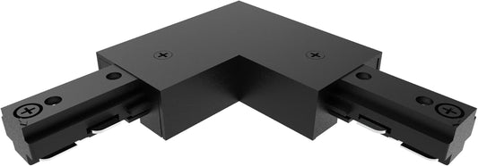 H Track Rail L Connector (Black)