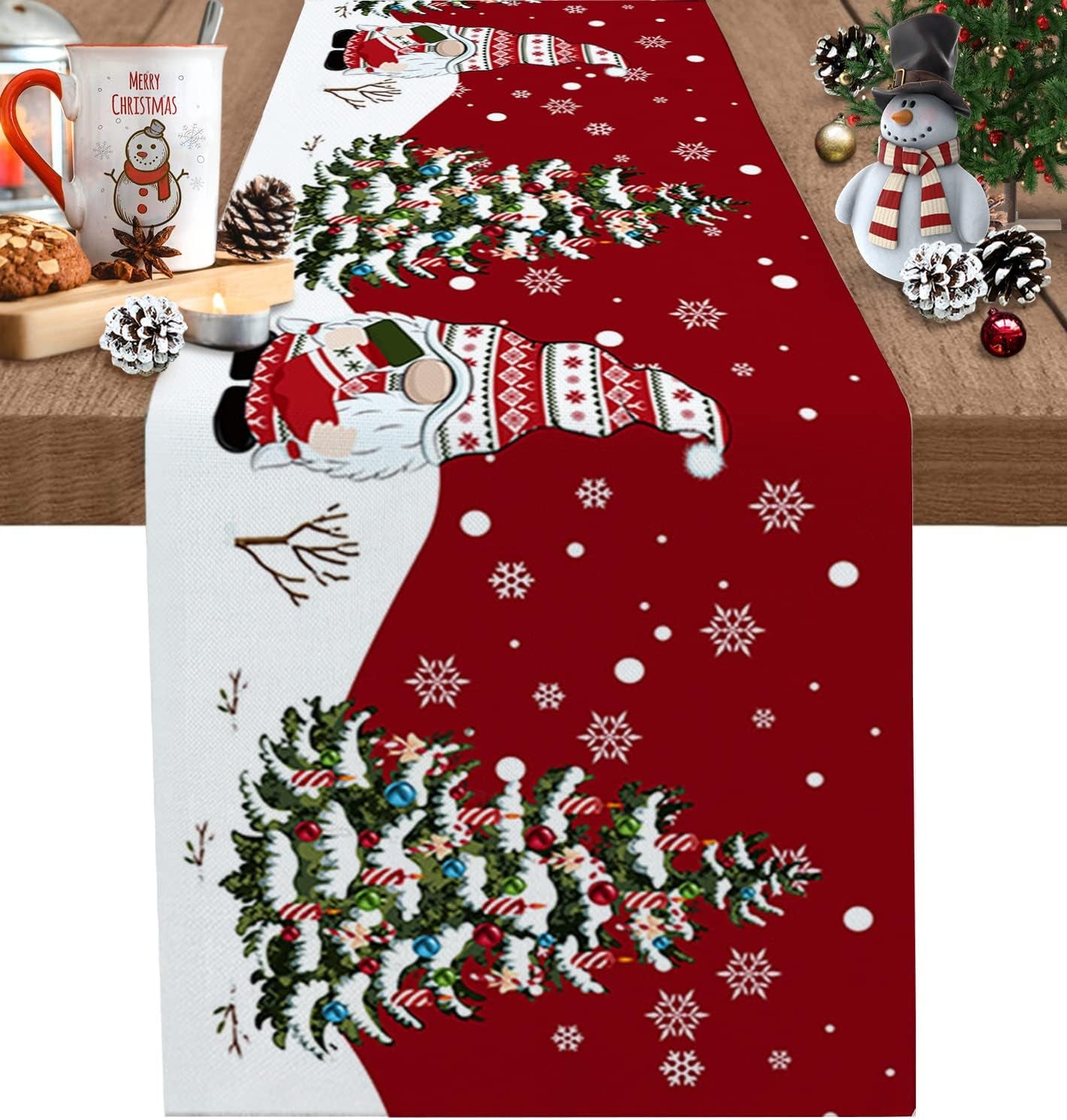 Sunflower Placemats, Red Truck Placemats for Dining Table, Farmhouse Decor Floral Placemats Set of 6, Heat-Resistant Washable Place Mats, Kitchen Table Mats for Party Sunflower Kitchen Decor Placemats