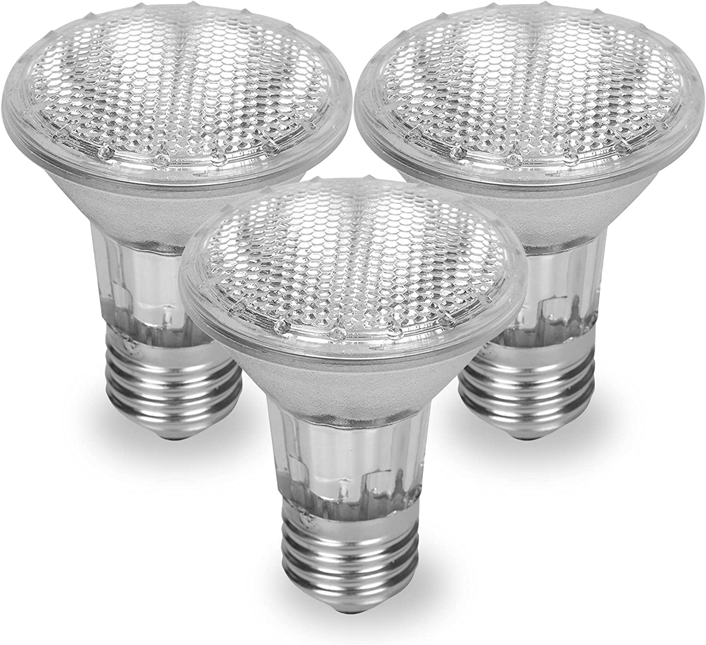 Par 20 3 Pack FL25 40PAR20/FL 40 Watt Halogen Spot Light Bulb Replacement 120V 130V Base Flood Beam Lighting Range Hood Oven PAR20 Reflector Excel Bulbs DL Kitchen Bathroom Ceiling Can Lamp 50W E26 3P